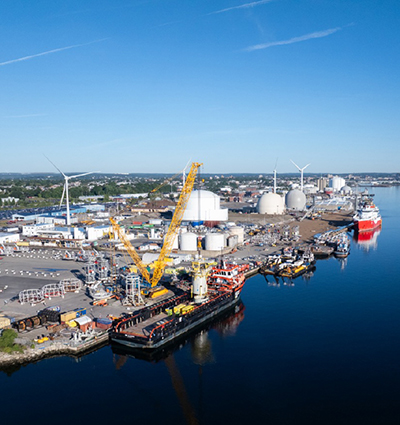 ProvPort, exploité par Waterson Terminal Services. Photo : ProvPort